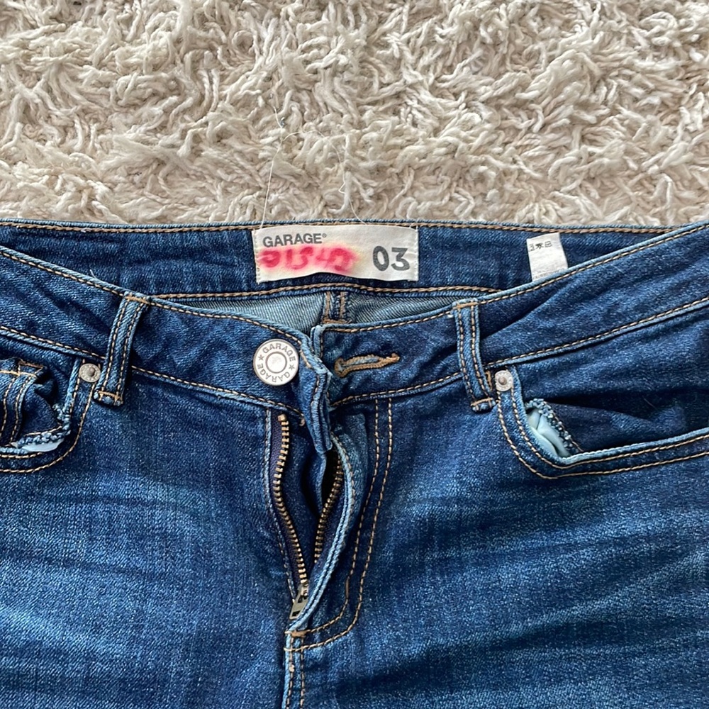 Garage Jeans (super skinny, raw hem)